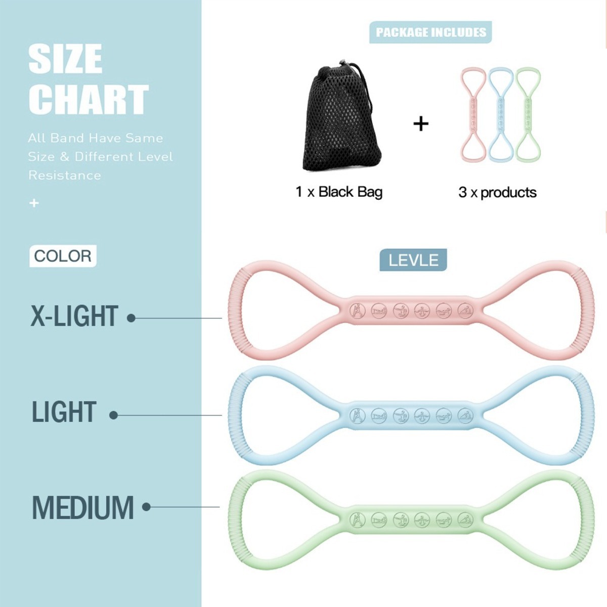 Silicone Yoga Auxiliary Elastic Band - Image 4