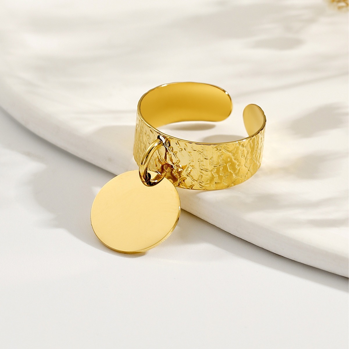 Gold Stainless Steel Ring