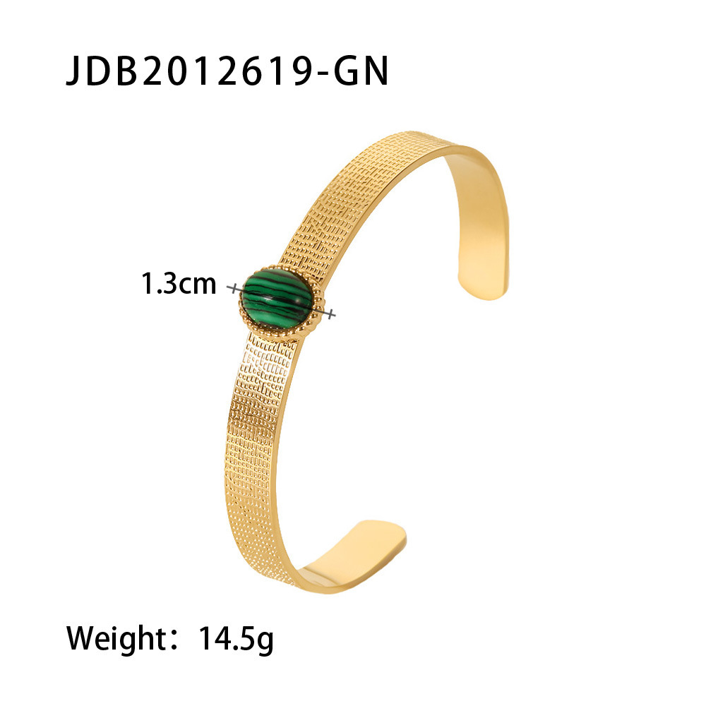 Gold-plated Stainless Steel Bracelets With Zirconia - Image 4