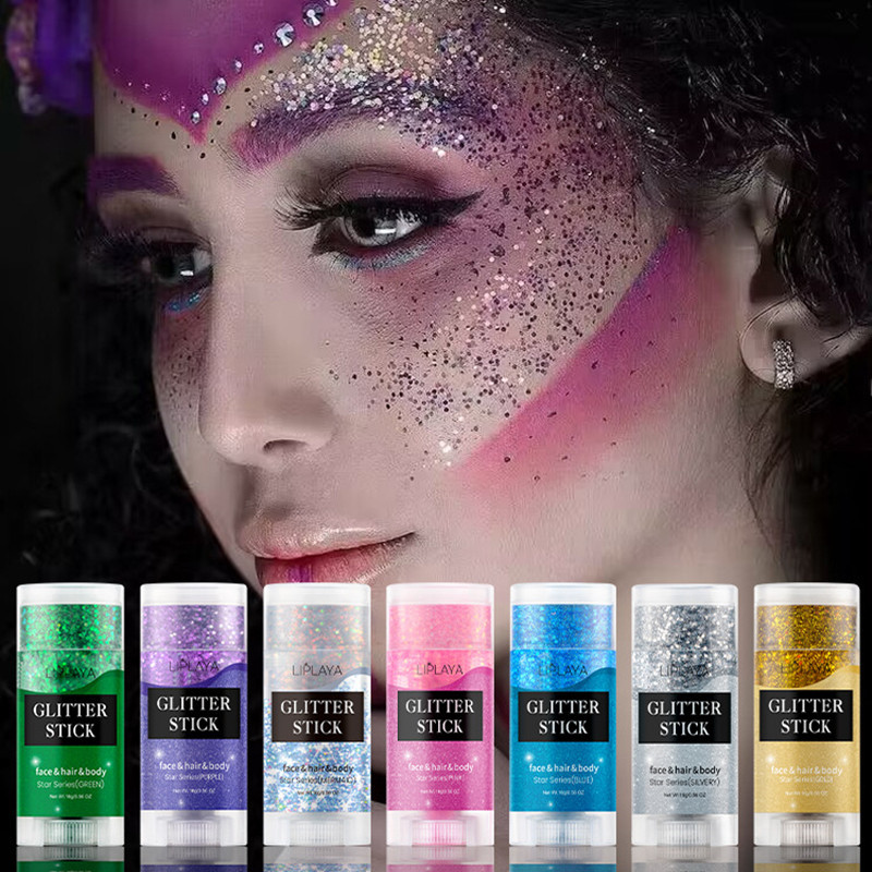 Sequins Stick Three-color Magic Eye Shadow
