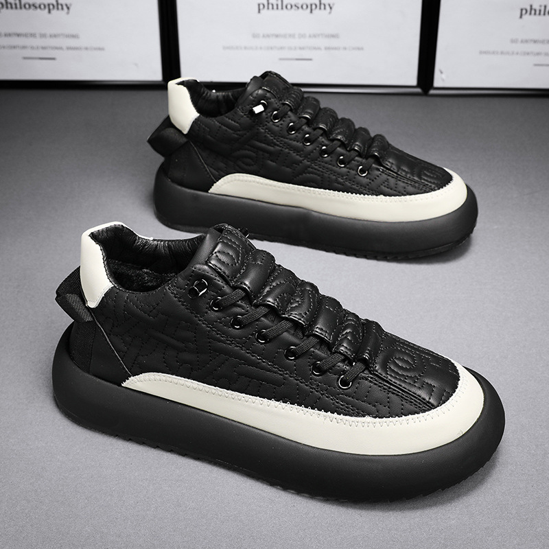 Versatile Leather Sports Shoes - Image 3