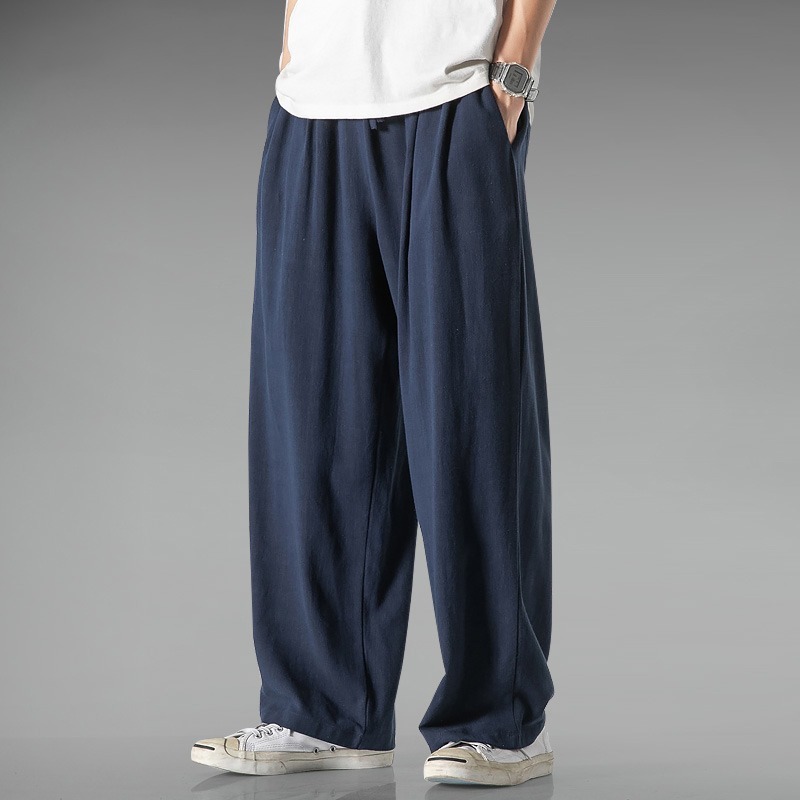 Plus Size Loose Lightweight Wide Leg Pants