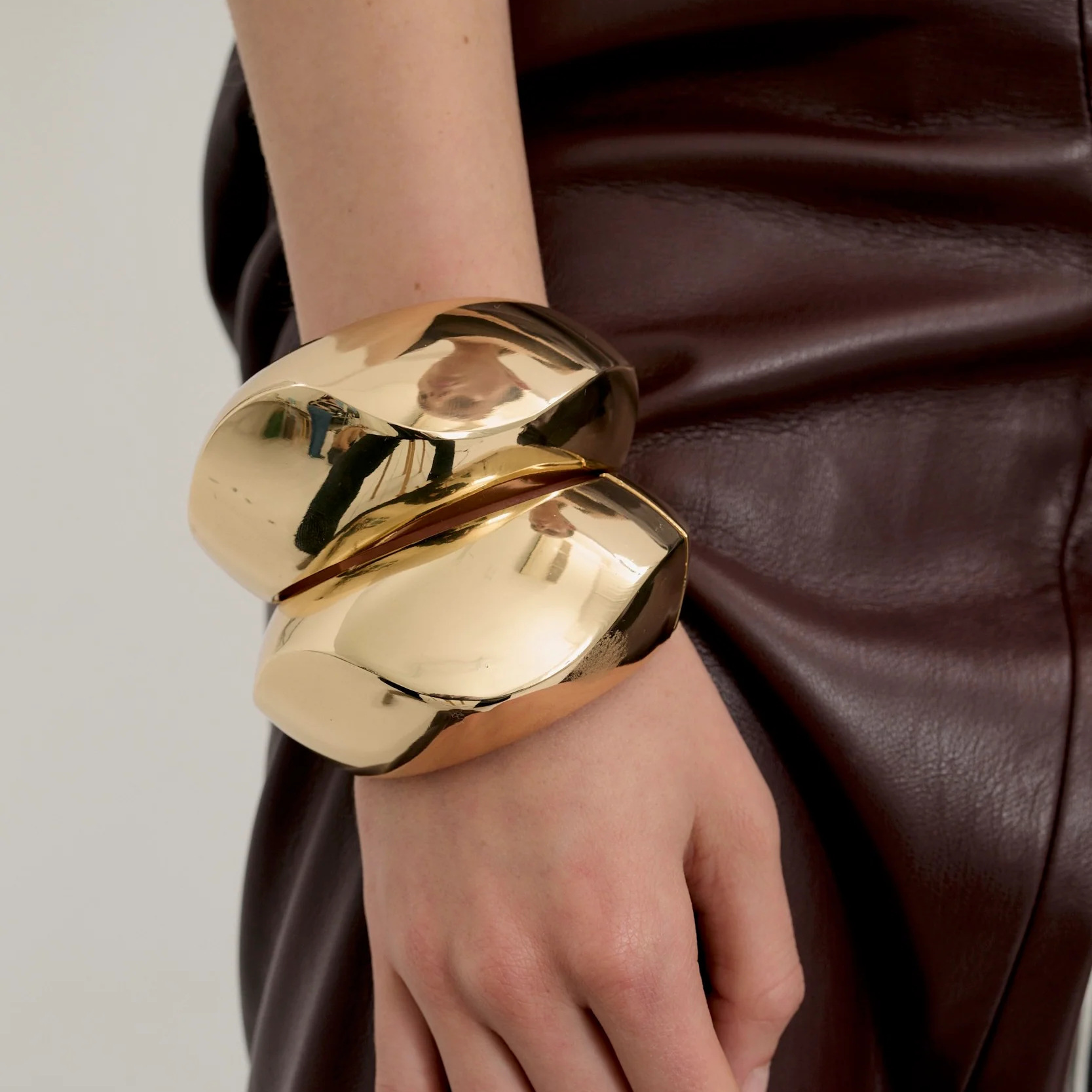 Exaggerated Wide Open Alloy Bracelet