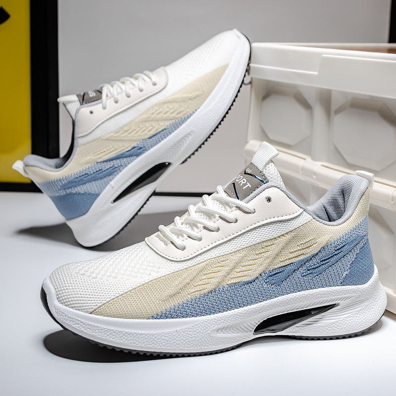 Color-blocked Mesh Sneakers - Image 8