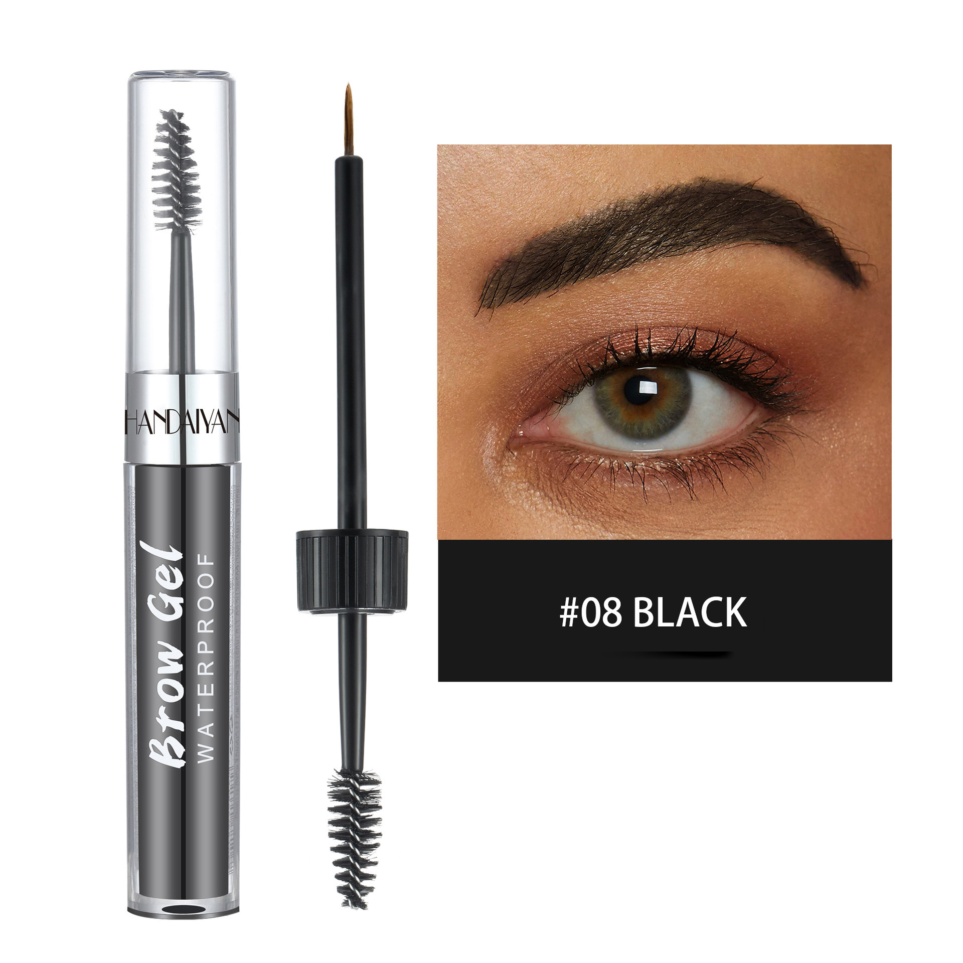 Waterproof 8 Color Liquid Eyebrow Dye Mascara - Image 4