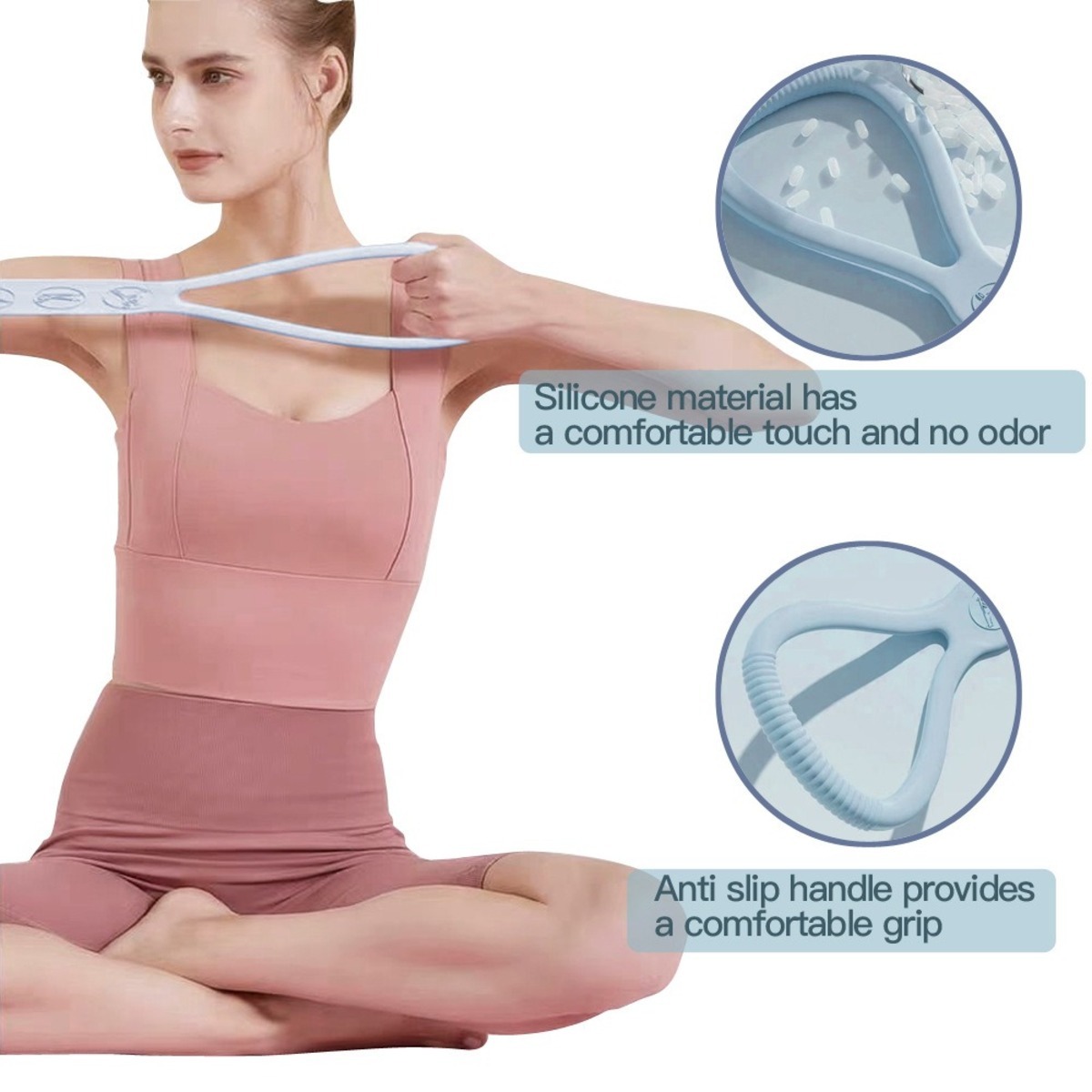 Silicone Yoga Auxiliary Elastic Band - Image 3