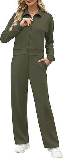 Sweatshirt Wide Leg Track Pants - Image 7
