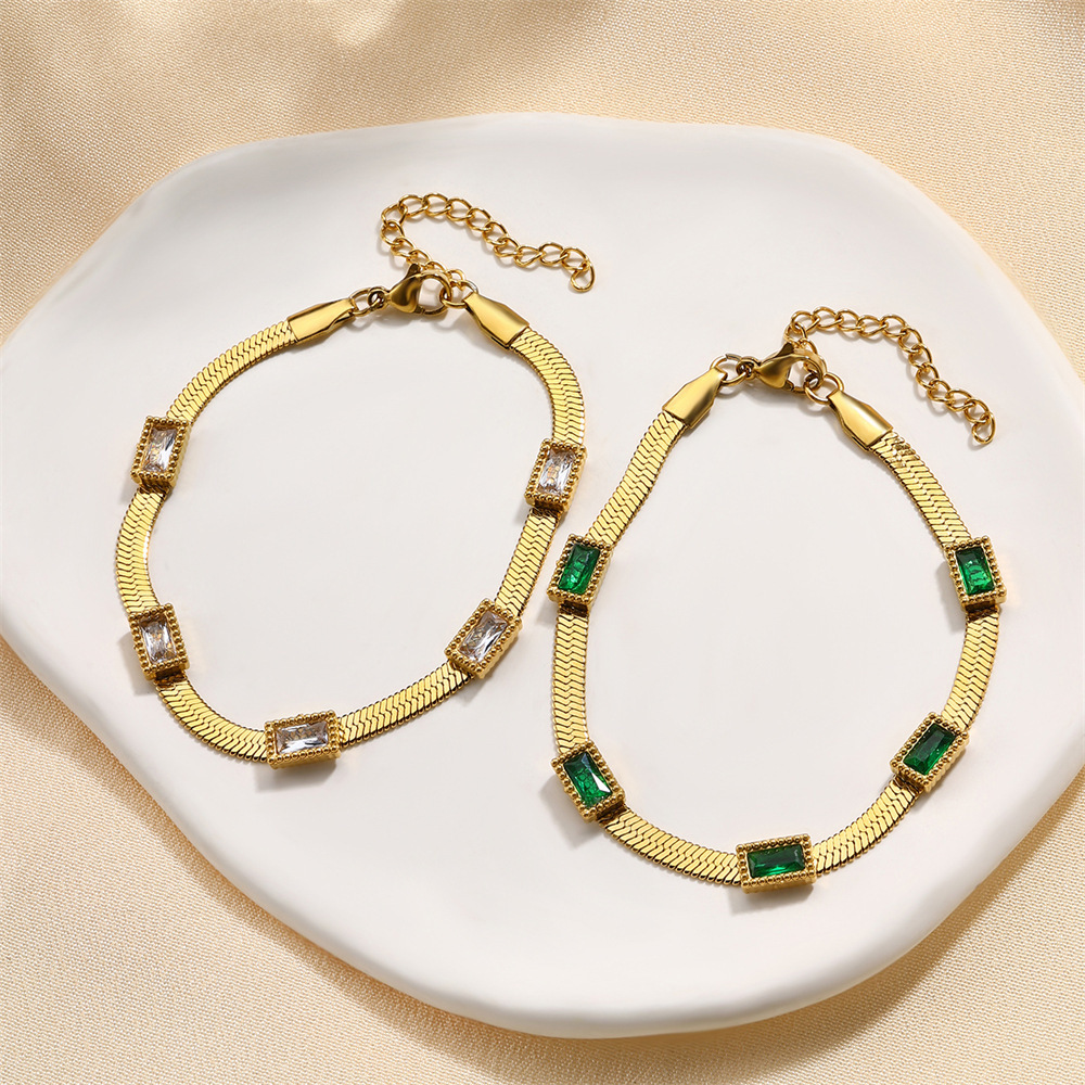 Emerald Zircon Bracelet