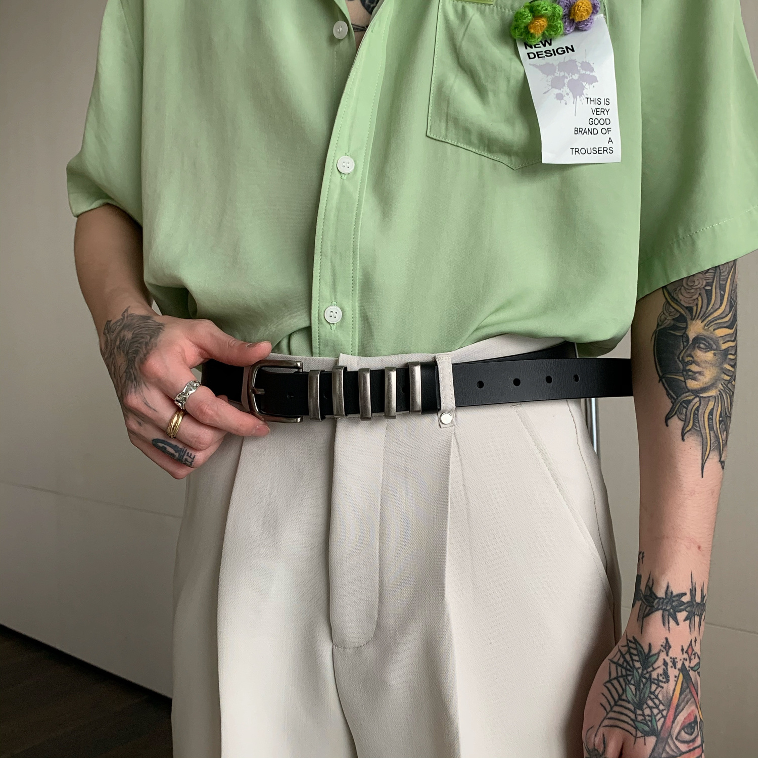 Jeans Leather Belt - Image 5
