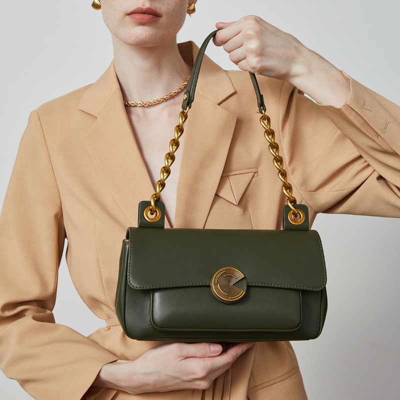 Women's Fashion Solid Chain Bag