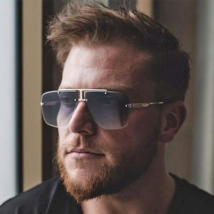 Square Frame Retro Men Sunglass