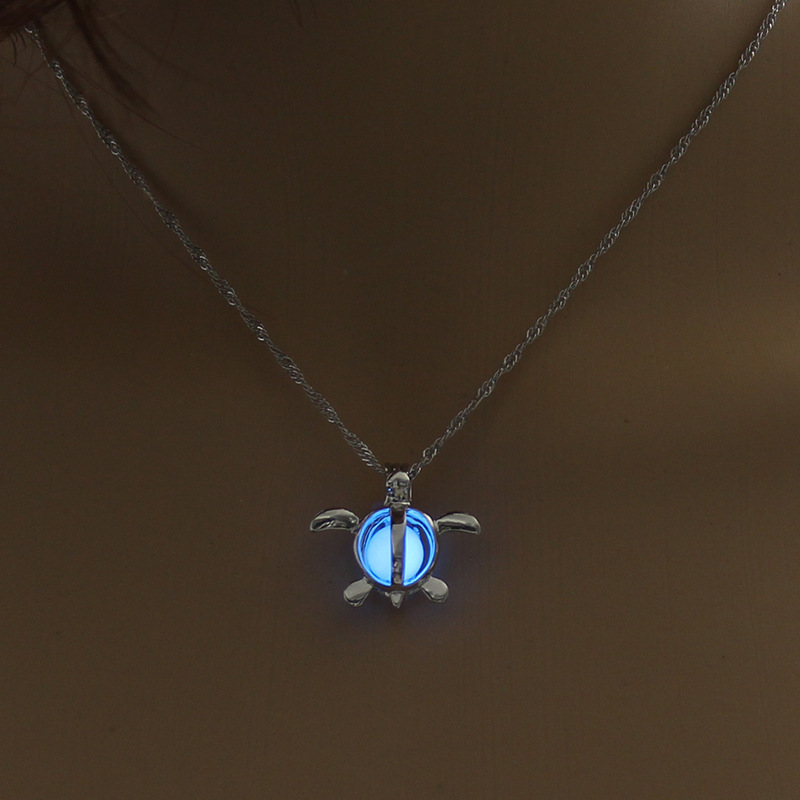 Moon Natural Glowing Stone Healing Necklace - Image 3
