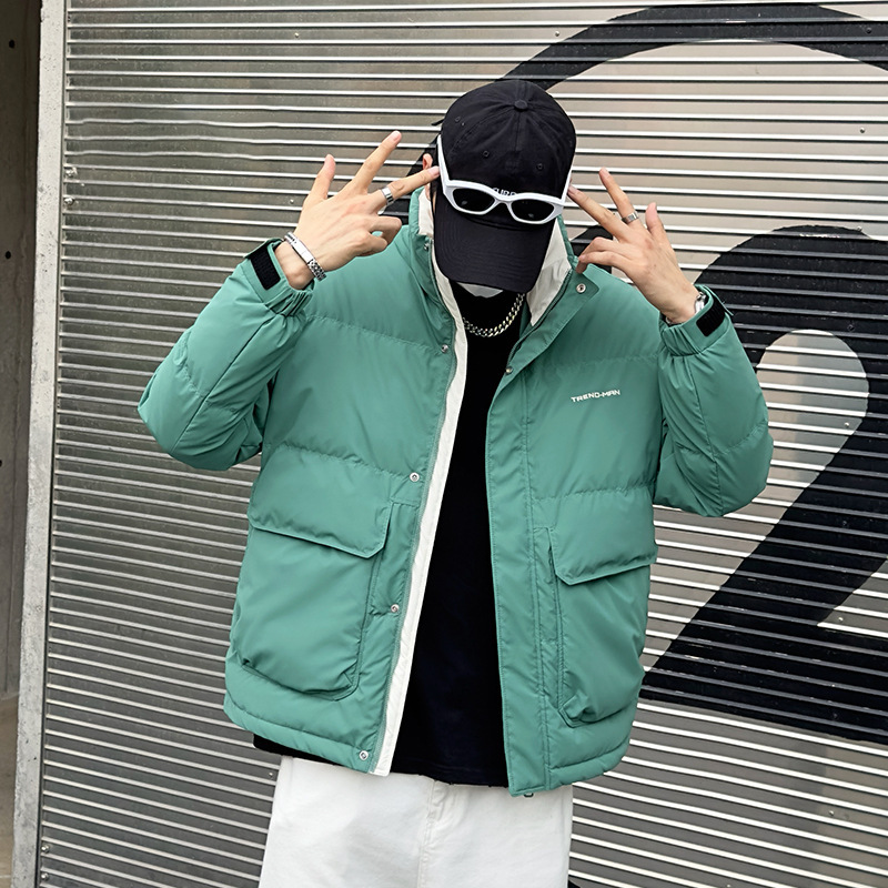 Leisure Stand-up Collar Down Warm Jacket