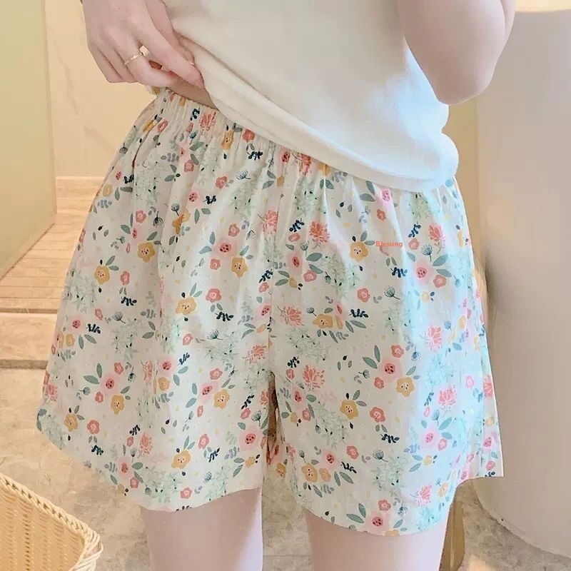 Women's Summer Silk Pajamas Short Pants