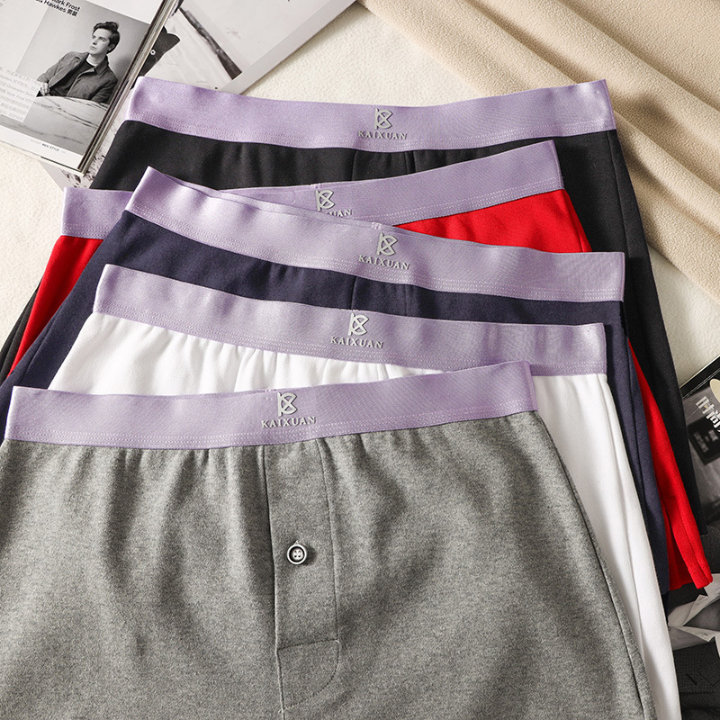 Men's Cotton Loose Boxer Shorts - Image 4