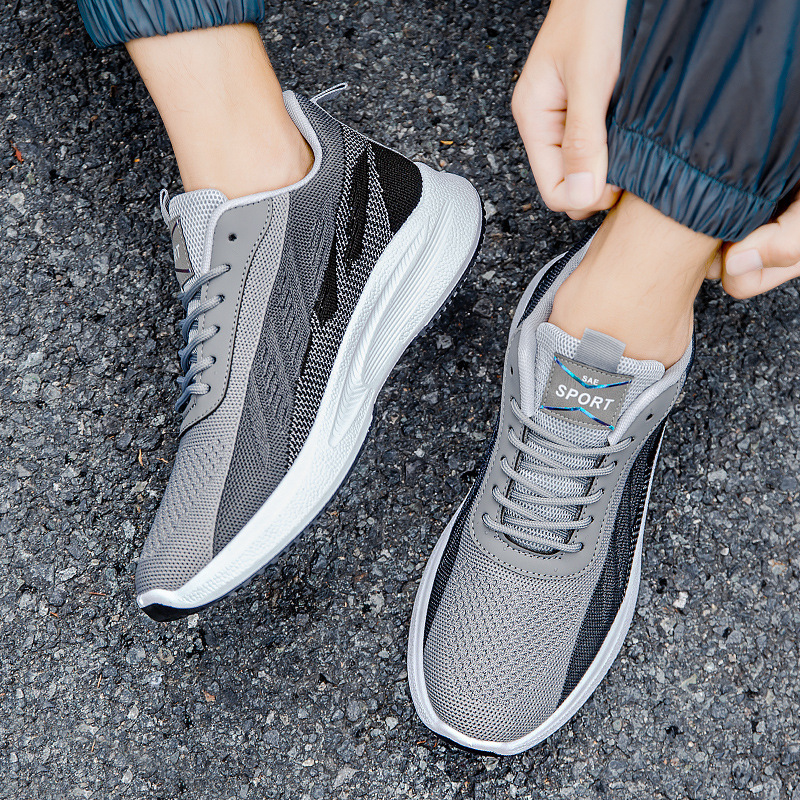 Color-blocked Mesh Sneakers - Image 6