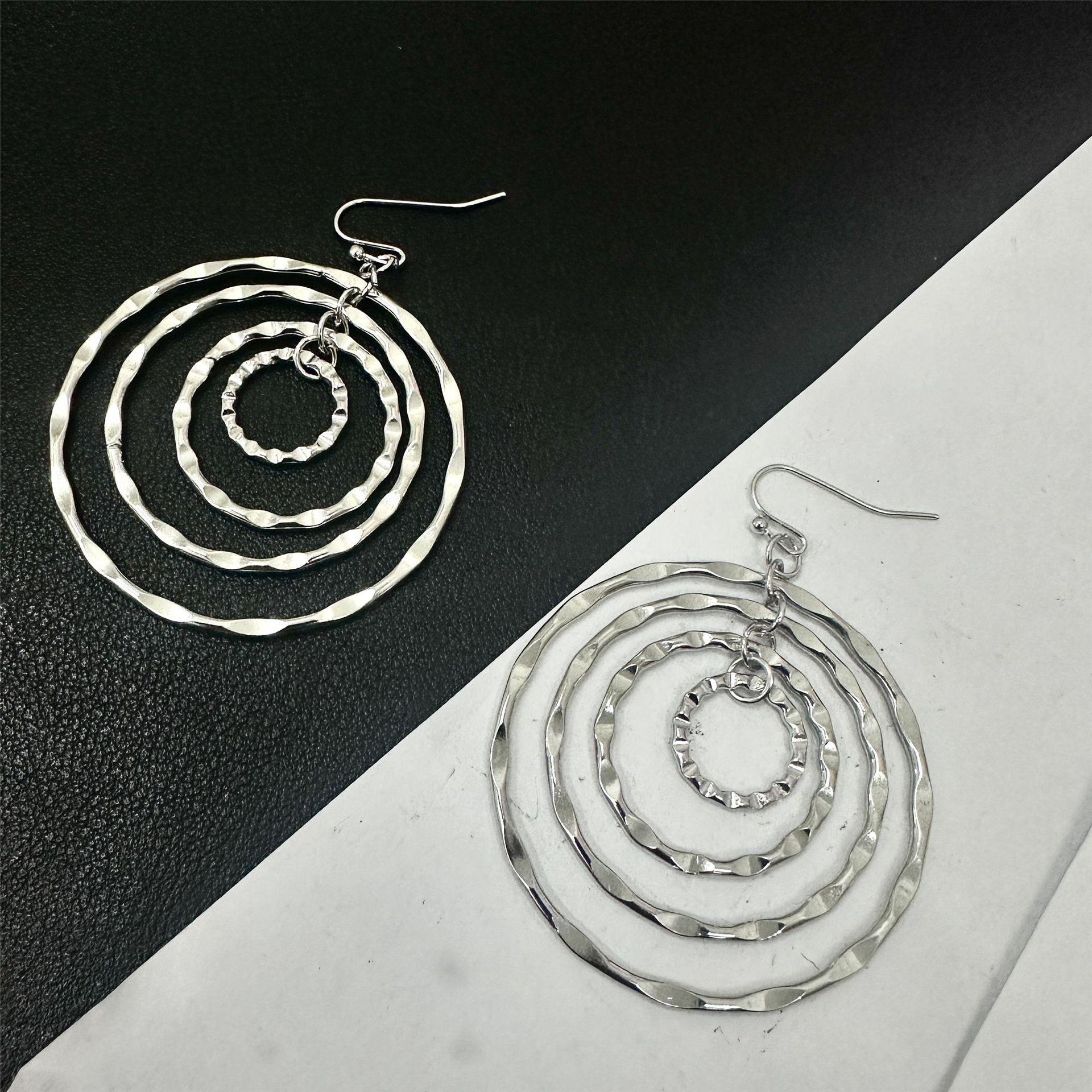Creative Hollow Circular Vortex Earrings - Image 5