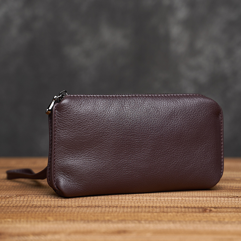Men's Leather Top Clutch - Image 3
