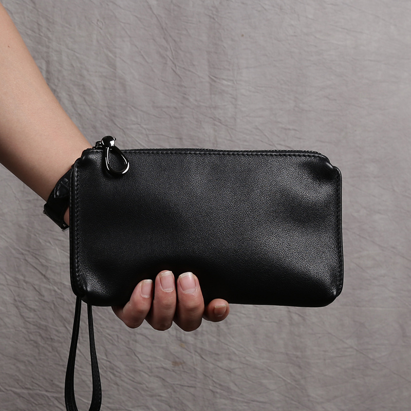 Men's Leather Top Clutch