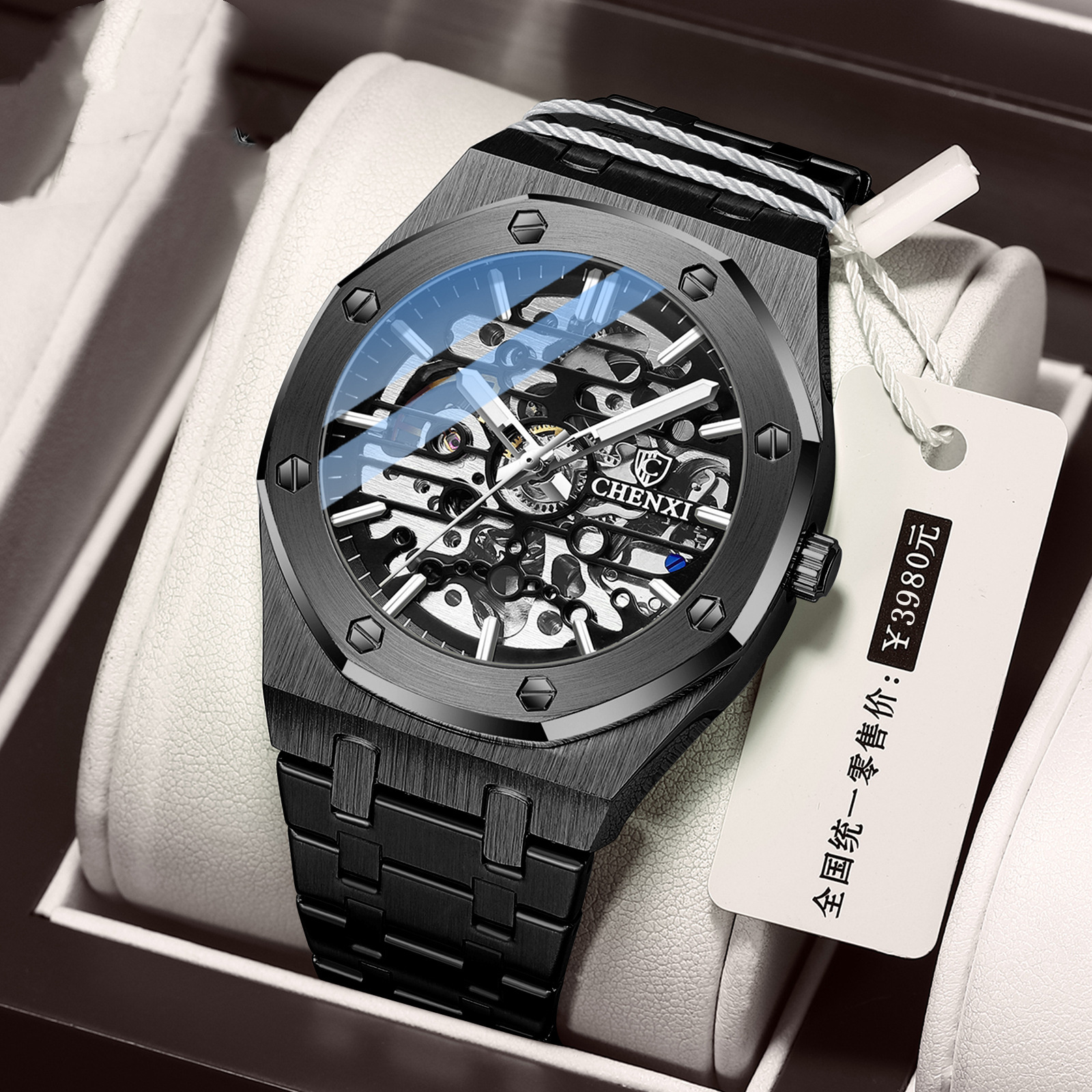 Skeleton Automatic Mechanical Watch - Image 10