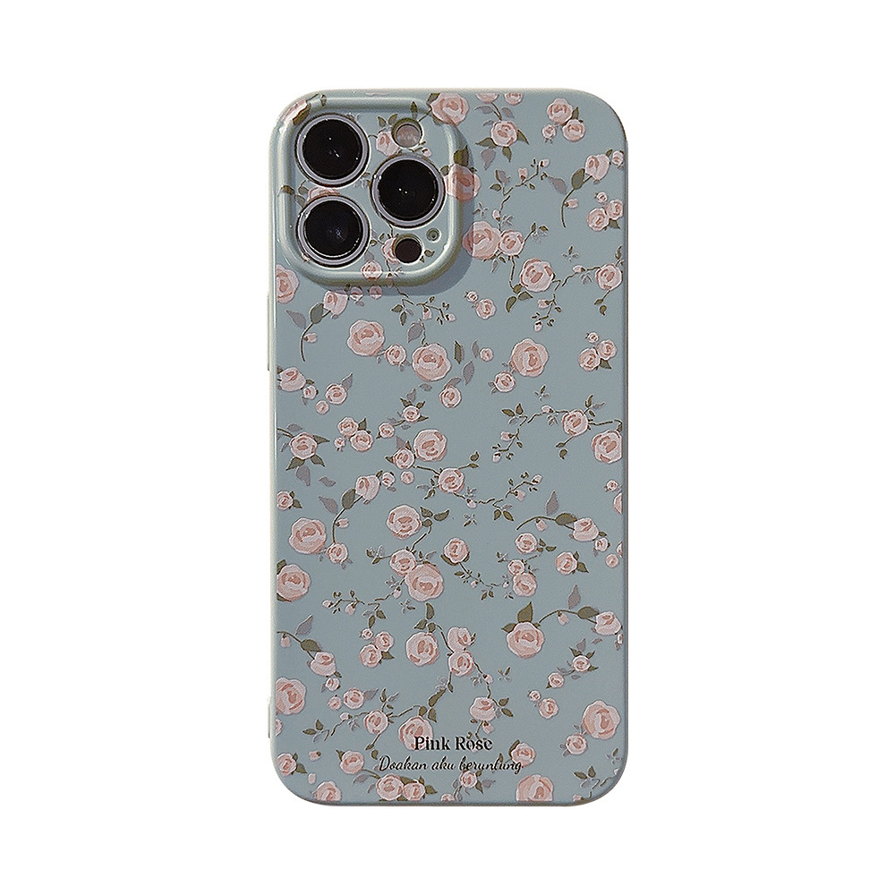 Korean Vintage Floral Phone Case - Image 8