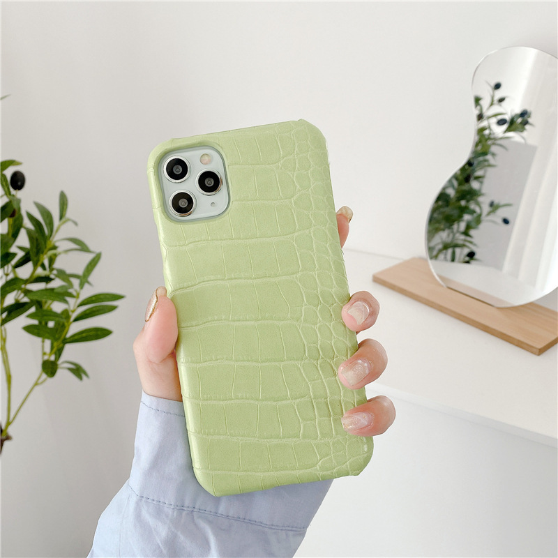Pattern Leather Half Hard Shell Phone Case - Image 4