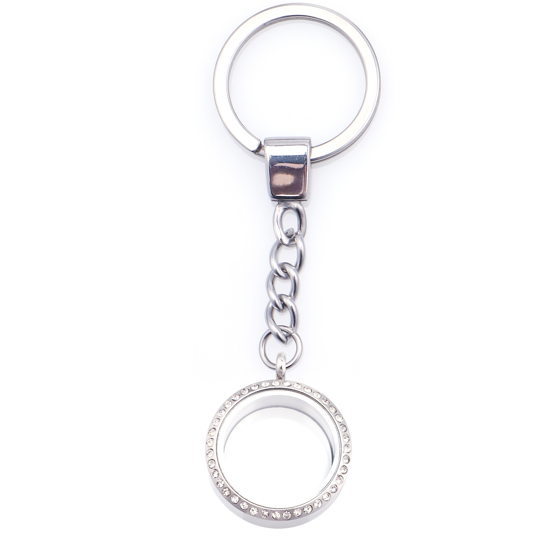 Fashionable Stainless Steel Keychain Pendant - Image 5