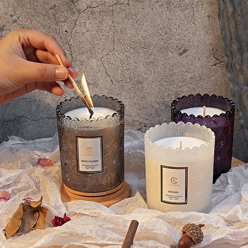 Long-lasting Smoke-Free Aromatherapy Soy Candles