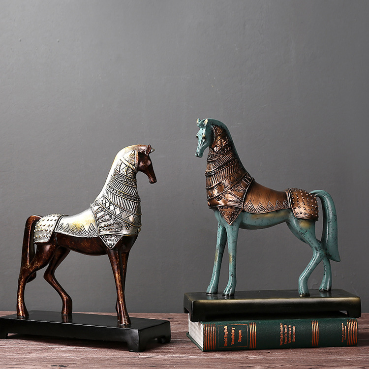 Bronze War Horse Ornaments