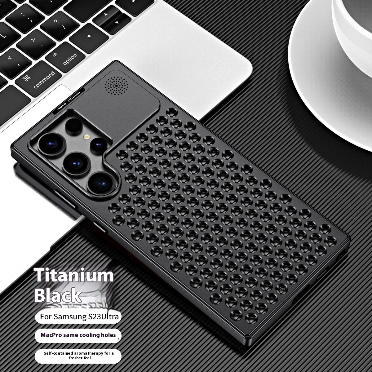 Aluminum Alloy Dissipation Magnetic Suction Phone Case - Image 3