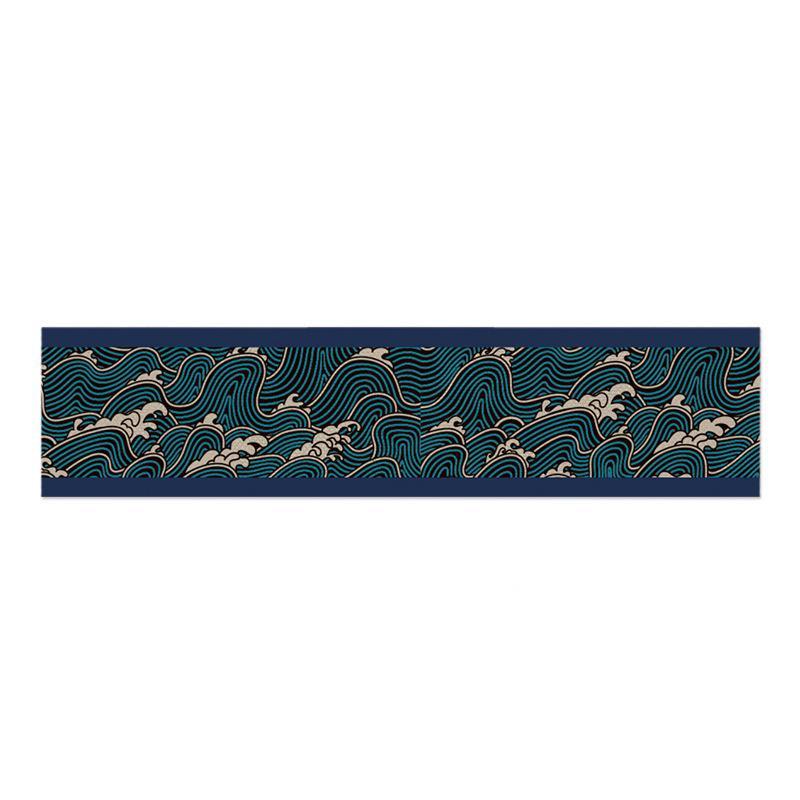 Modern And Simple Wavy Cotton And Linen Table Runner - Image 4