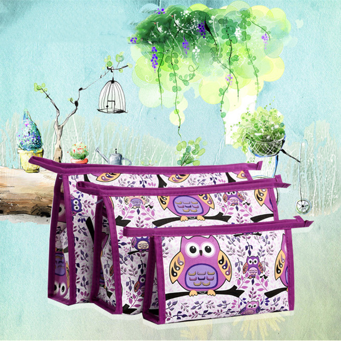 Waterproof Three-piece Set Cosmetic Bag