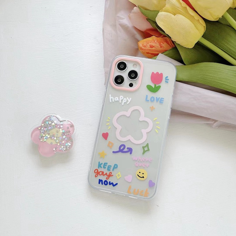 Simple Flower Silicone Phone Case - Image 7