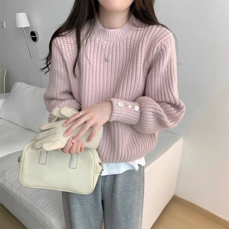 Retro Crew Neck Knitwear - Image 2