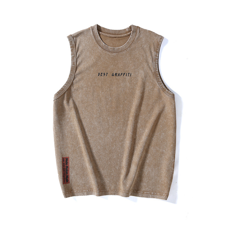 Cotton Tank Top Vest - Image 4