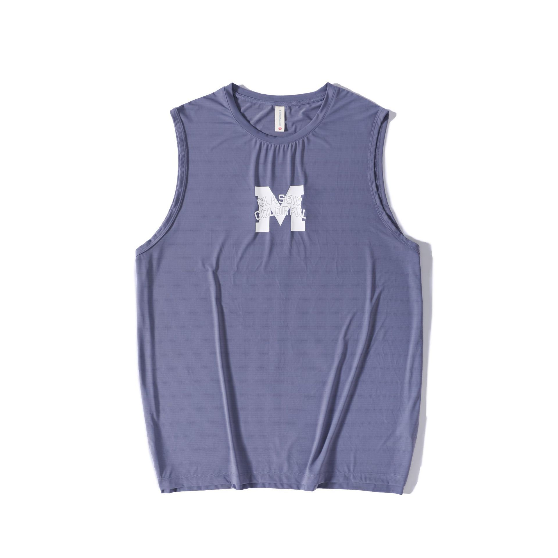 Letter Print Sleeveless T-Shirt - Image 3