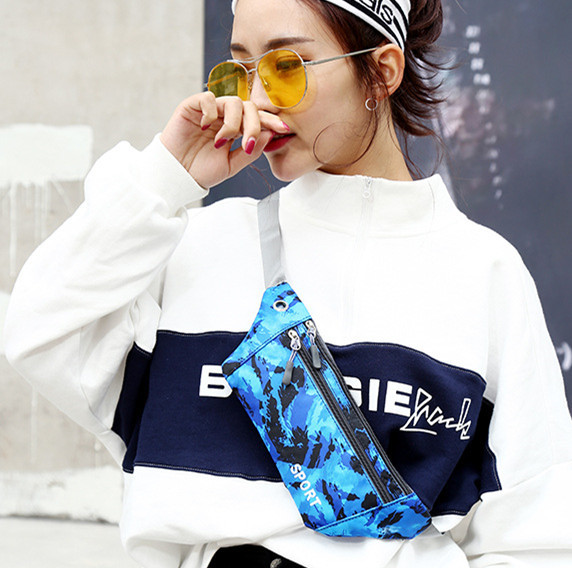 Camouflage Print Fanny Pack