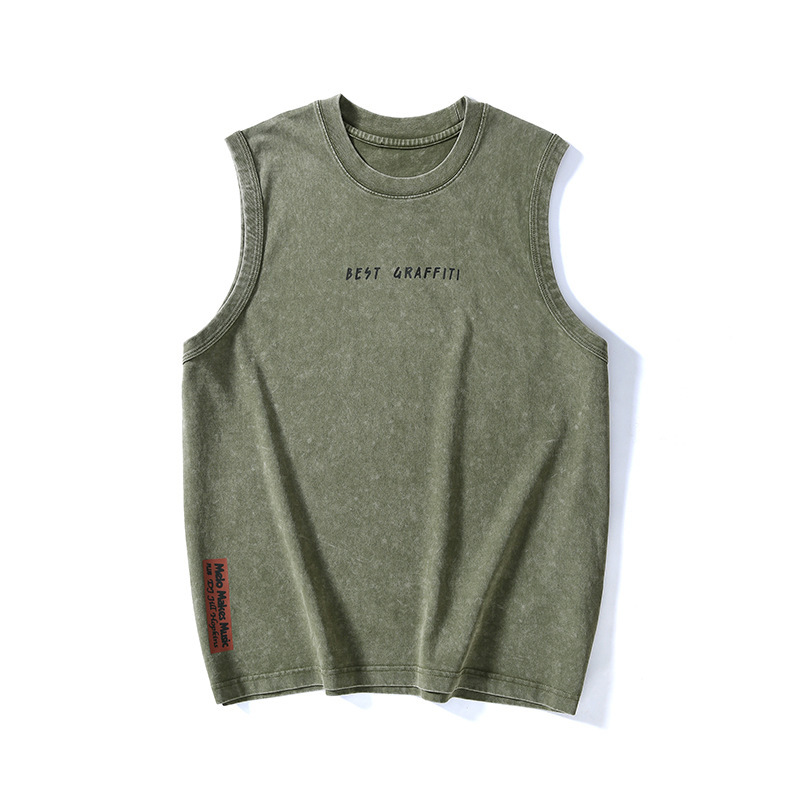 Cotton Tank Top Vest - Image 3
