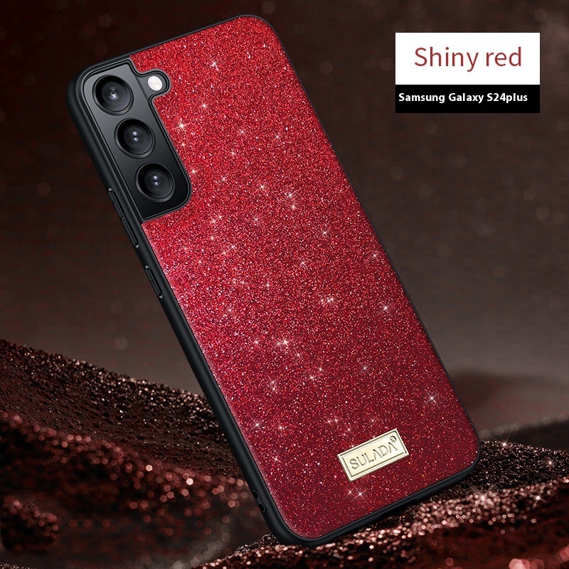 Drop-resistant Glitter Leather Phone Case - Image 8