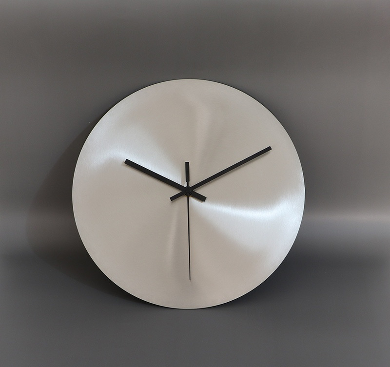 Industrial Style Silver Living Room Wall Clock - Image 6