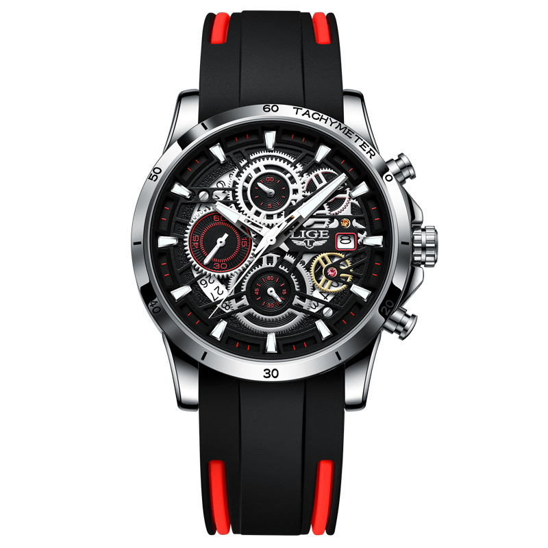 Multifunctional Skeleton Quartz Watch - Image 4