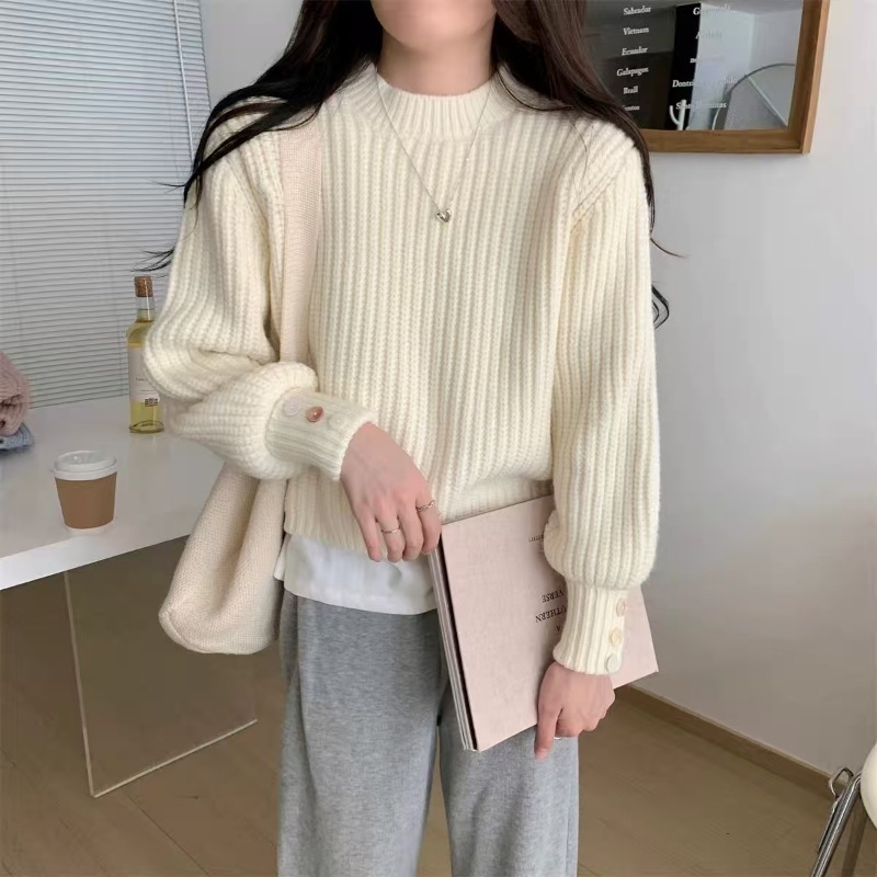 Retro Crew Neck Knitwear