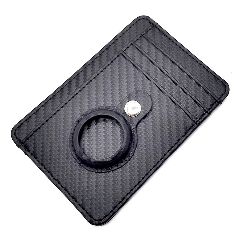 Men Rfid Short Purse Card Holder For Airtag - Image 7