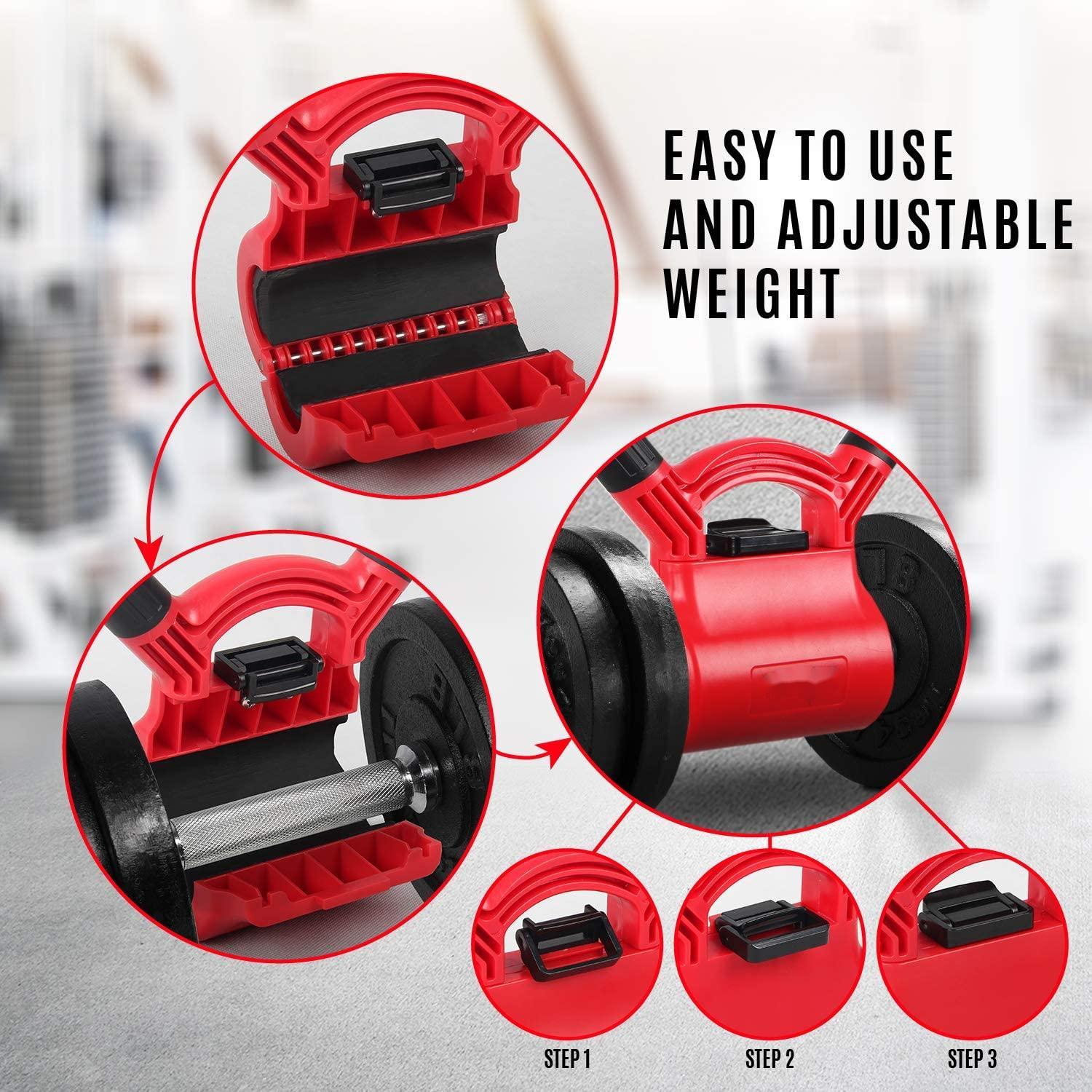 Simple Single Hole Portable Grip Dumbbell - Image 4