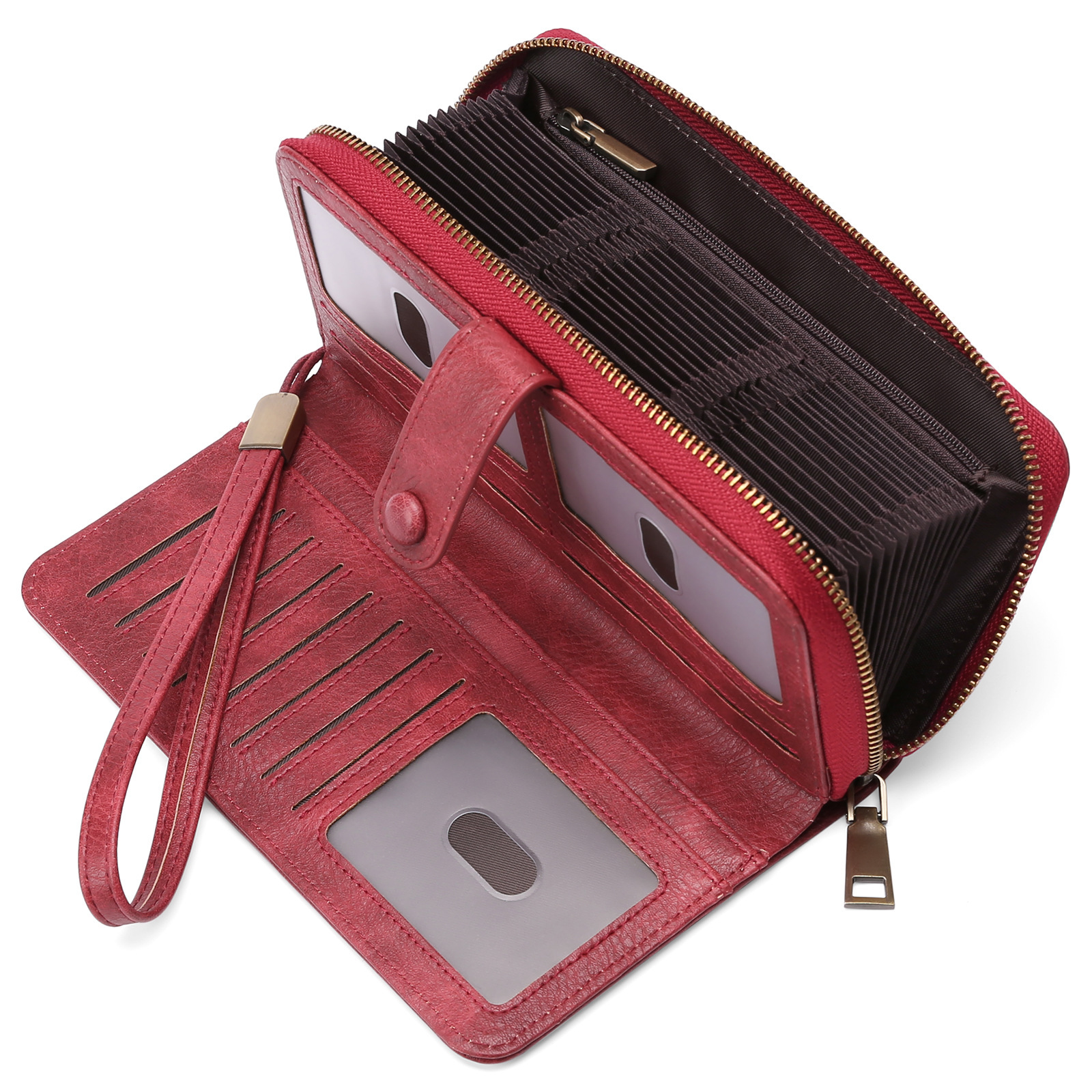 Expanding Card Holder Long Wallet Bag - Image 6