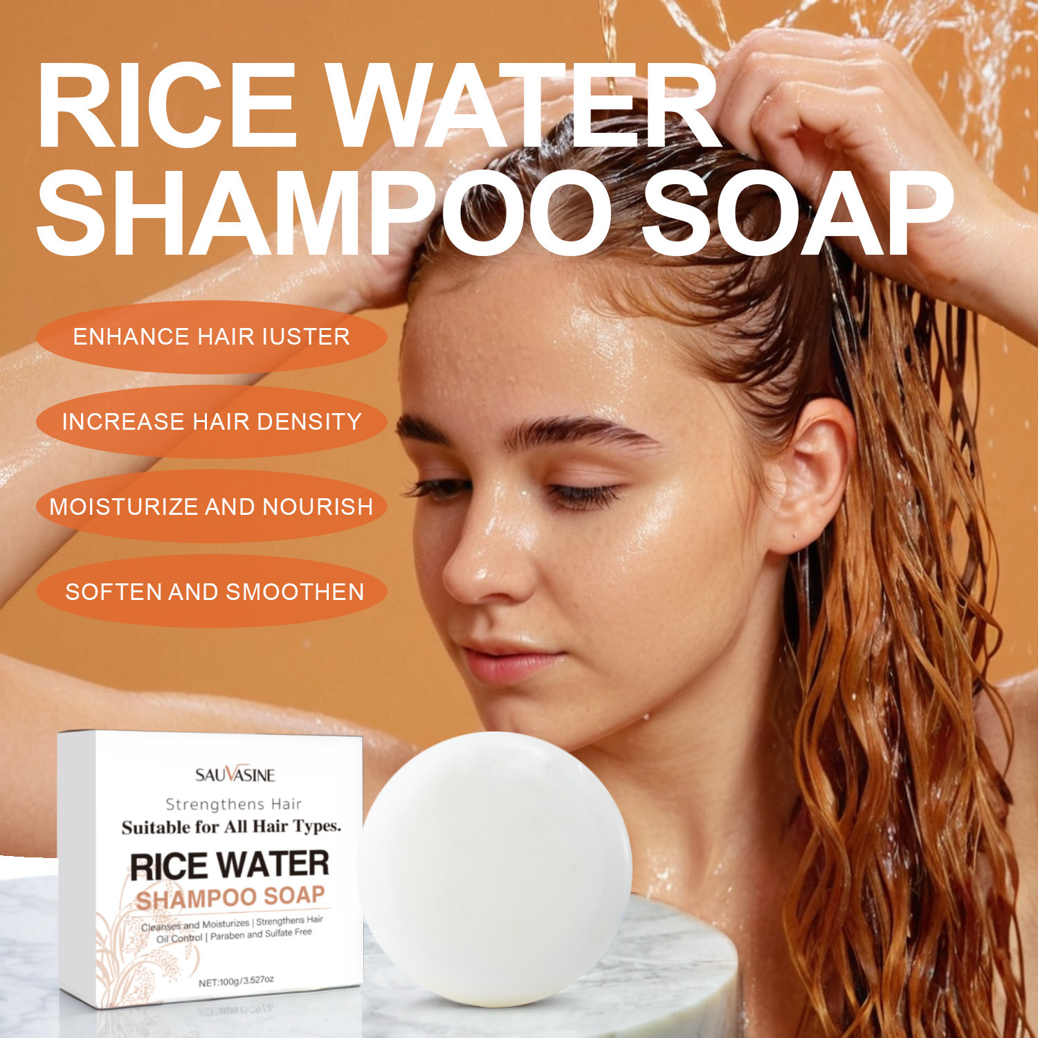 Handmade Herbal Fragrance Hair Care Soap