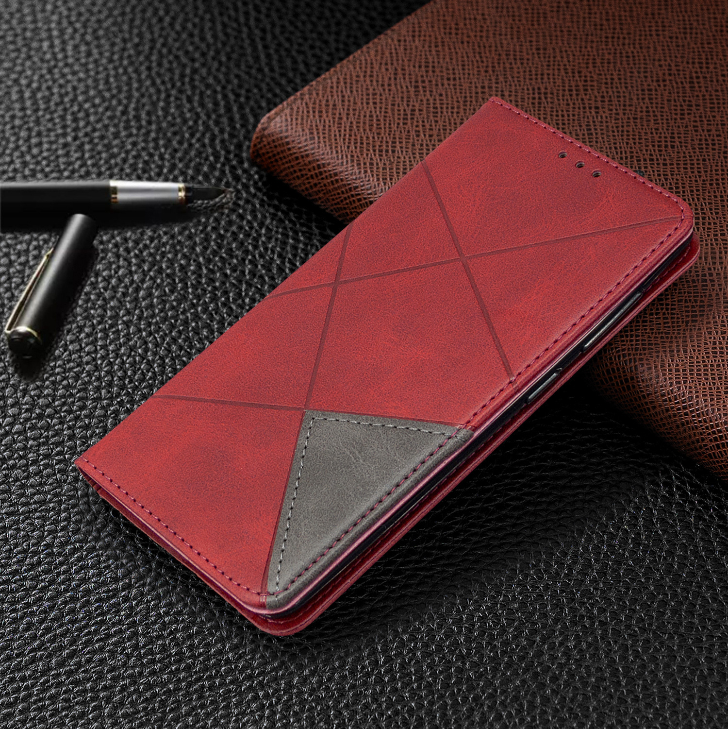 Prismatic Magnetic Protective Leather Case - Image 10