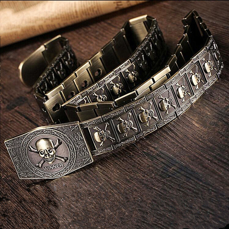 Casual Versatile Skeleton Metal Belt