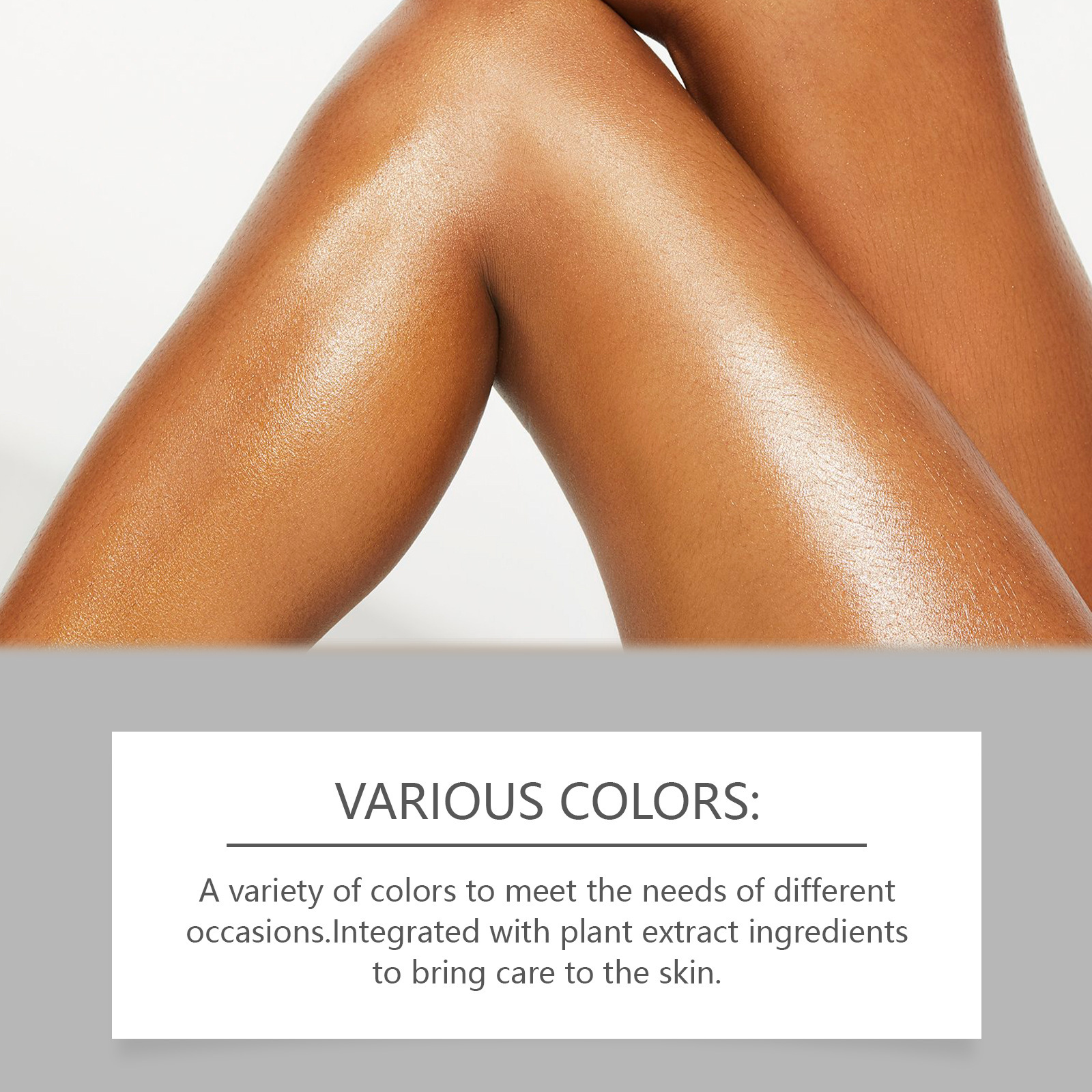 Party Focus Silver Body Oil - Image 2
