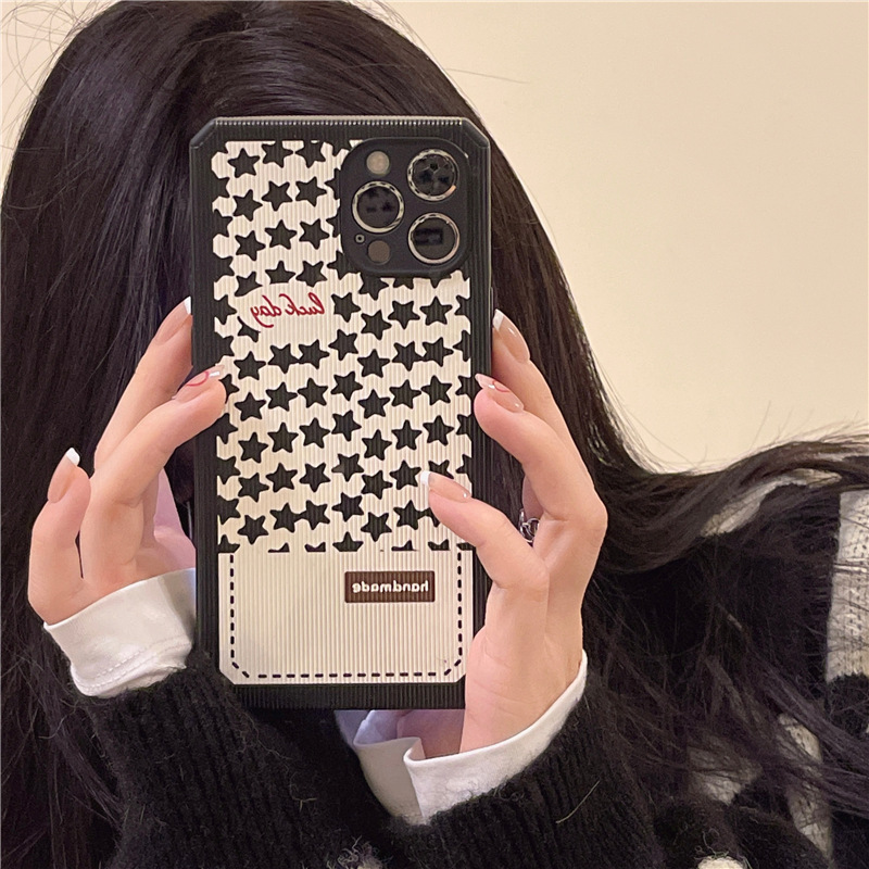 Black Star English Phone Case